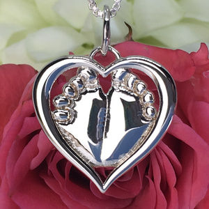 EveryChild Sterling Baby Feet Pendant
